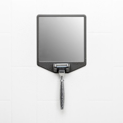 Tooletries Shaving Station Mirror Charcoal