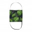 Face Mask - Surgical Style - Monstera Black - Aussie Made