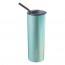 SKNY Slim Insulated Tumbler  Aqua Mist (Glitter)