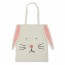 Bunny Large Canvas Tote Bag