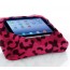 Six-Pad Go-Go Pillow iPad Tablet Cushion Book Rest - Pink Leopard