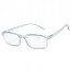 Blue Light Blocking Glasses Baby Blue Transparent Slim Square