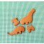 3D Dinosaur Cookie Cutters Brachiosaurus