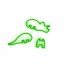 3D Dinosaur Cookie Cutters Triceratops