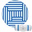 Dock & Bay Microfibre Quick Dry Round Towel - Blue