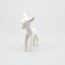 Flossie Porcelain Deer White