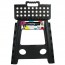 Folding Stool Large Black - White Dots