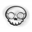 Funny Side Up Egg Shaper - Skull