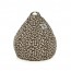 iCrib Tablet Bean Bag Cushion - Animal Print Tan