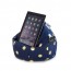 iCrib Tablet Bean Bag Cushion - Navy Gold Coin