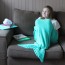 Mermaid Tail Blanket - Kids - Seafoam Green