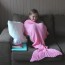 Mermaid Tail Blanket - Kids - Flamingo Pink
