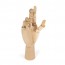 Manikin Anatomical Wooden Hand Gesture Jewellery Stand