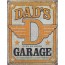 Tin Sign - Dad's Garage