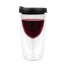 PortaVino Sippy Cup Portable Wine Tumbler - Black