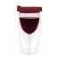 PortaVino Sippy Cup Portable Wine Tumbler - Red