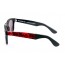 Royal Aquamarine Rockefeller Leather Wrap Royal Red Sunglasses