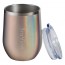 TraVino Stemless Glitter Holographic Vacuum Insulated Wine Tumbler