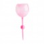 The Beach Glass - Floating Wine Glass - Pink Sunset