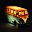 Retro VW Kombi Table Lamp - Blue